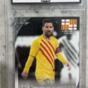 Exclusive Edition Yellow & Red Soccer Trading Card